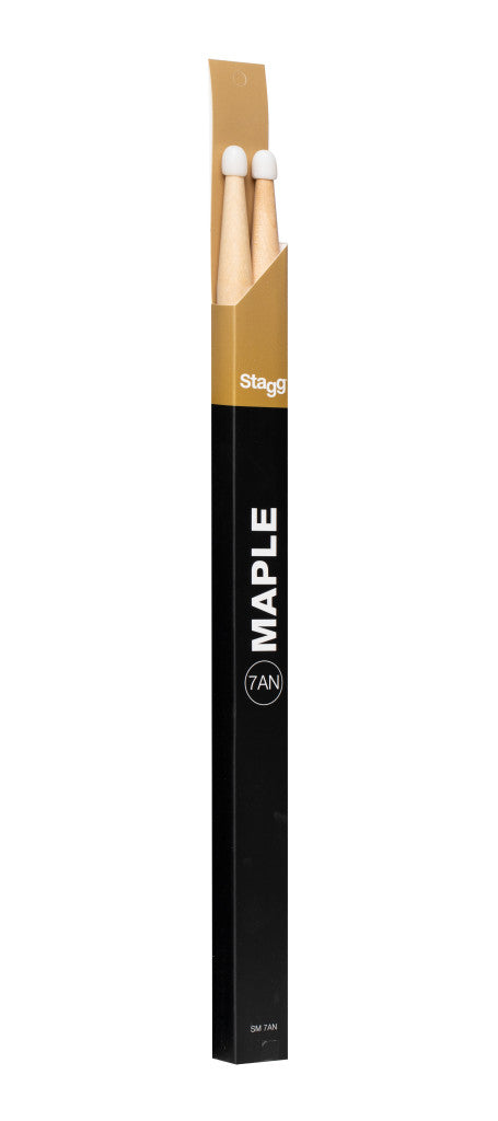 Stagg SM7A Maple Drumsticks With Wood Tip